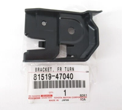 Soporte de señal de giro delantero derecho pasajero genuino Toyota 81519-47040 Prius 2012-15 Foto 1 de 4