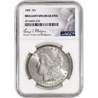 1885 US Morgan Silver Dollar $1 - NGC Brilliant Uncirculated