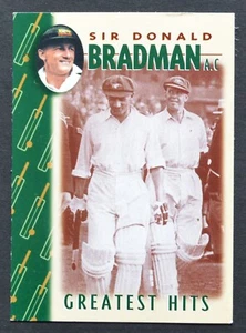 Sir Donald Bradman Greatest Hits Weet-Bix Card No. 10 Back To Back Success - Picture 1 of 2