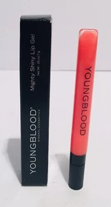 New In Box Youngblood Mineral Cosmetics Mighty Shiny Lip Gel Bared .25 Oz / 7 G - Picture 1 of 5