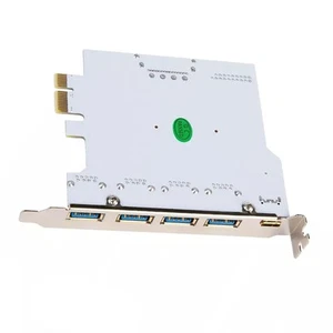 PCIe to USB 3.2 Card Type-A Type C Ports Converter PCI Desktop Pci-E - Afbeelding 1 van 11