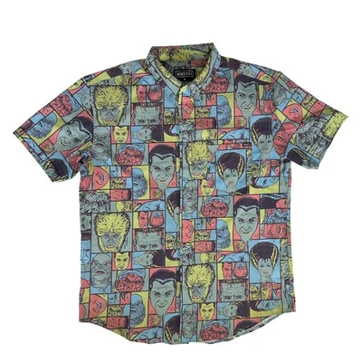 Camisa Universal MONSTRUOS x RSVLTS Frankenstein Hombre Lobo Criatura Drácula Para Hombres XL Foto 1 de 4