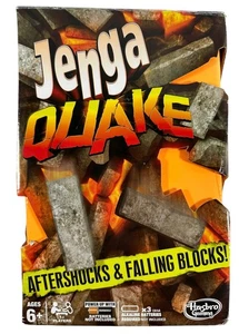JENGA QUAKE By Hasbro 'Aftershocks & Falling Rocks!' - (6+) - Complete - Picture 1 of 11