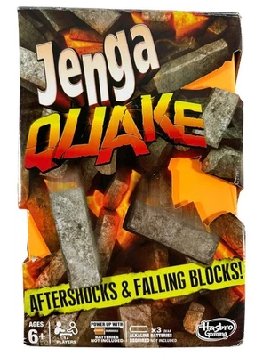 JENGA QUAKE By Hasbro 'Aftershocks & Falling Rocks!' - (6+) - Complete - Image 1 of 4