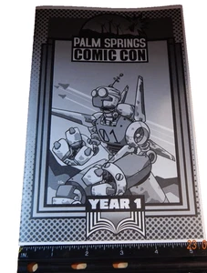 PALM SPRINGS COMIC CON 2016 YEAR ONE PROGRAM FLYER ARTWORK BY ARTIST ANTA 6 PAGE - Picture 1 of 3