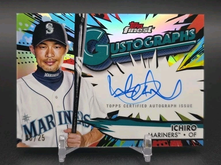 スポーツ選手 ICHIRO AUTOGRAPH CARD Amazon.com: Ichiro Suzuki Autographed 2001 Topps Chrome Traded
