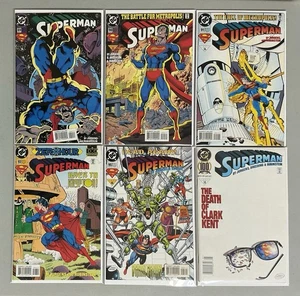 🔥DCU Comic Keys🔥Superman #89 90 91 93 95 100 (1994)🔥NM-(9.0-9.4)🔥 - Picture 1 of 5