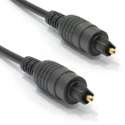 0.5m/1m/3m Digital Optical Cable for TV to Soundbars for full Surround Sound 4mm - Image 1 of 2