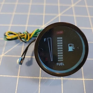 52mm 2" Fuel Level Gauge Car Meter Digital Green LED Light Automotive Universal - Picture 1 of 5