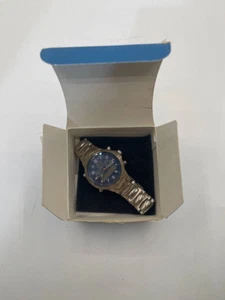Avon Silver Tone Quartz Analog Digital Men's Fashion Watch- ST65 - Picture 1 of 6