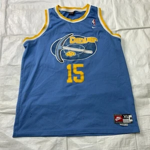Camiseta deportiva de colección Nike Carmelo Anthony Denver #15 Nuggets NBA azul claro talla XL L+2 - Imagen 1 de 11