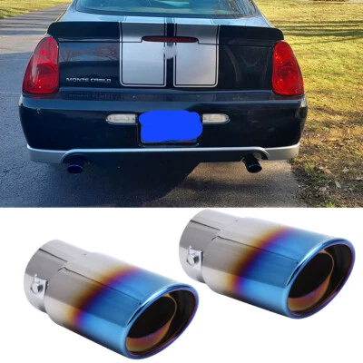 Punta silenciador trasero tubo escape acero inoxidable 3,9" para Chevrolet Monte Carlo SS Foto 1 de 4