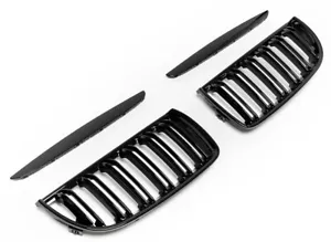 Griglia Anteriore Maschera Calandra Nero Lucido Per BMW E90 E91 Berlina Touring - Imagen 1 de 2
