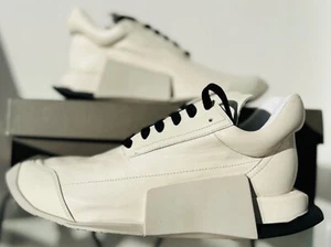Size 9 - RARE Adidas Rick Owens x Level Runner Low Milk Dinge - Picture 1 of 9