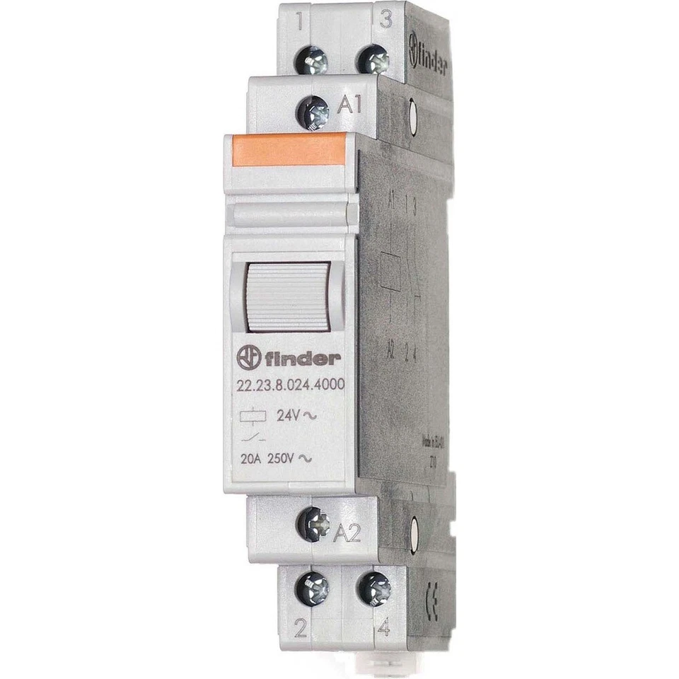 Finder 22.23.8.230.4000 Installationsrelais 20A 230V 1S+1Ö