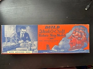 New 1930'S IDEAL HISTORIC SHIP MODEL USS HARTFORD NEW OLD STOCK - Picture 1 of 4