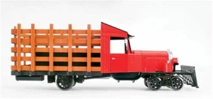BACHMANN SPECTRUM G RAIL TRUCK 1:20.3 SCALE NARROW GAUGE 82394 RED BLACK - Picture 1 of 3