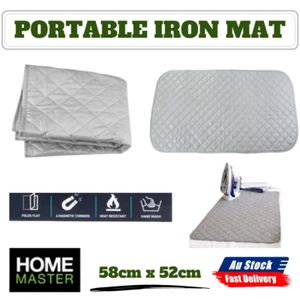 Non-slip Ironing Mat Pad Portable Compact Travel Dryer Washer Table Top Magnetic - Picture 1 of 11