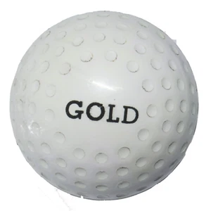 Splay Hockey Ball White Smooth Plain Field Club School Balls Grass Match Dimple - Picture 1 of 1