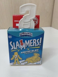 Mattel DC Super Friends Slammers Arctic Sled & MYSTERY Figure Brand New! - Picture 1 of 5