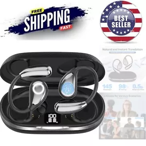 OWS 3-in-1 Language Translator Earbuds - Offline & Fast Charging Convenience - Picture 1 of 8