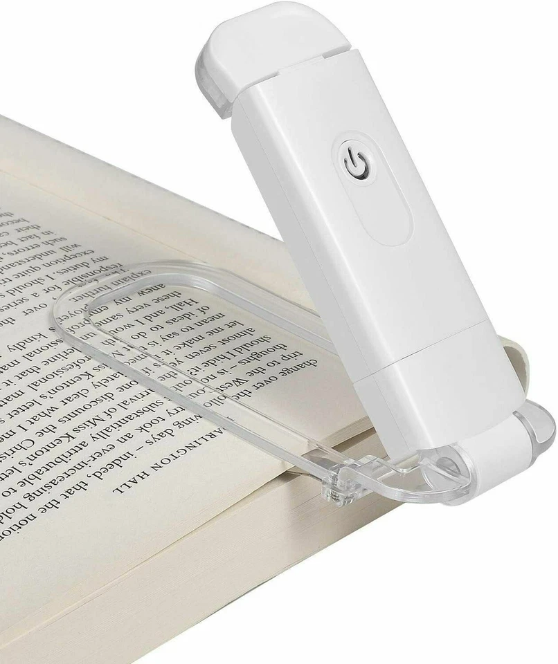 DEWENWILS Book Light Rechargeable Reading Lights for Books in Bed Warm White