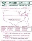 New ListingBaltimore Colts Aafc Football Monthly Newsletter w/schedule June 10, 1949 *Htf*
