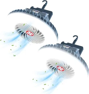 Tent Light LED Fan Lamp Portable Camping Hiking Ceiling Equipment Fan Outdoor - Picture 1 of 6