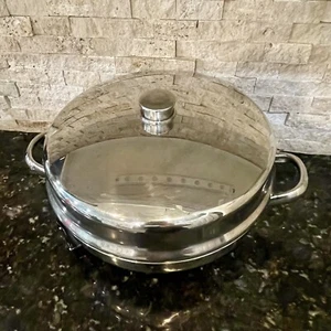 Farberware FSS344-12” Skillet Electric Frying Pan Lid Stainless Steel 1400 Watt - Picture 1 of 8