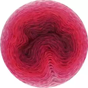 Scheepjes Yarns ::Whirl #555:: cotton blend Forbidden Fushsia - Ombré - Picture 1 of 5