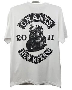 Grants New Mexico T-shirt Size Large Pork Choppers Motorcycle Tee 2011  - Picture 1 of 5