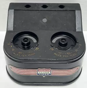 AMERICAN FLYER 18B TWIN TRANSFORMER - BAKELITE SHELL W/ BRAND PLATE - Picture 1 of 6