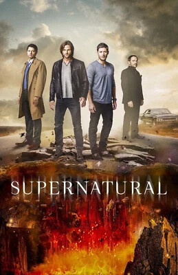 RICH HILL PRODUCTIONS AA4366 Supernatural Show By Eric Kripke 2005 Cast Movie Poster 11x17