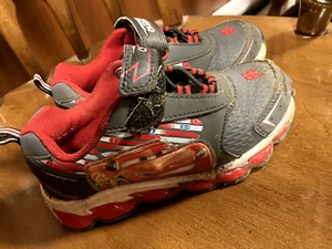 lightning mcqueen shoes light up shoes toddler size 10 - Picture 1 of 9