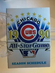 1990 Chicago Cubs Baseball Pocket Schedule (Sch0151) - Picture 1 of 2