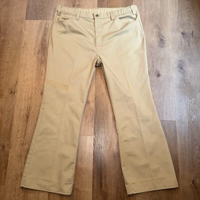 Pantalones Levis de Colección Años 70 Pantalones Campana Pierna Acampanada Ancha Disco Hippie Levi's Para Hombres 42 30 Foto 1 de 4