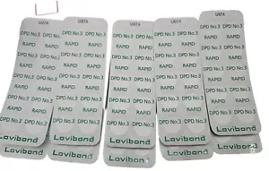 Tabletas fotómetro para pruebas de piscina Lovibond - DPD3 x 100 (10 tiras de 10) - Imagen 1 de 1