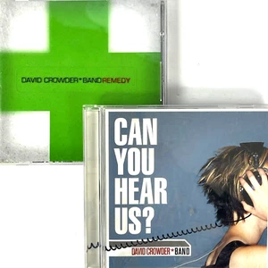 Dave Crowder Band 2 CD Bundle Can You Hear Us 2002 + Remedy 2007 CCM - Picture 1 of 4