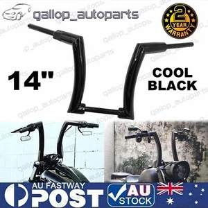 NEW 14" Rise 2" Ape Hanger Handlebar For Harley Sportster Yamaha Kawasaki Honda - Picture 1 of 10