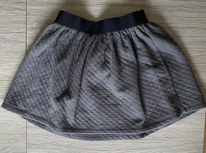 Baby Gap Girls Quilted Skirt Gray Size 4 Elastic Waist - Picture 1 of 3