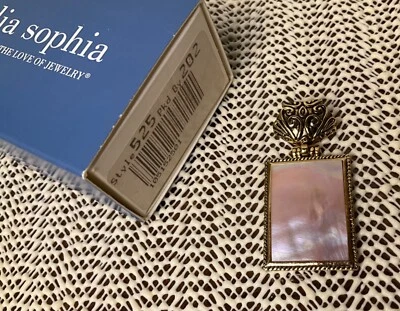 Colgante Deslizable Estilo Lia Sophia 525 Infra-Rosa Madreperla Tono Dorado Retirado Foto 1 de 4