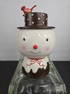Vintage Department 56 Snowman Fondue Pot 3 Pc Hot Chocolate Cheese Dip  Decor  - Picture 1 of 19