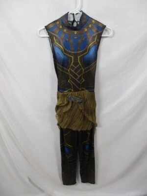 Disfraz de Pantera Negra Shuri Niñas Mediano 7/8 Mono Guantes Marrón Marvel Foto 1 de 4