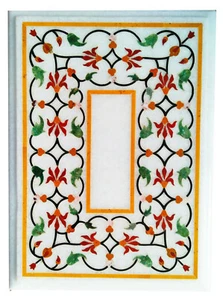 24" x 18" Marble Inlay Table top Handmade PietraDura Floral Art Home Furniture - Picture 1 of 1
