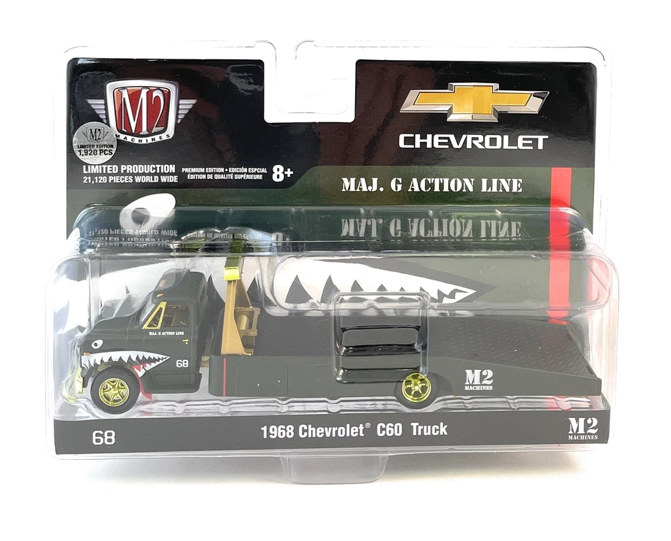 M2 Machines 1 64 1968 Chevrolet C60 Flatbed MAJ.G Action Line 39100-HS01 CHASE