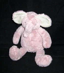 Manhattan Toy Pink Pattern Pals Elephant Polka Dot Ears Plush Stuffed Animal - Picture 1 of 2