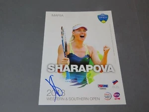Maria Sharapova Signed 2013 W&S 5x7 Player Card Autographed PSA/DNA COA 1B - Picture 1 of 5