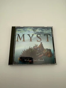 Myst PC Windows Computer CD Rom Award Winning Game with Windows User’s Manual - Picture 1 of 4