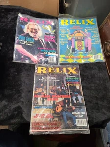 3 Vintage 1993 Grateful Dead RELIX Magazines Vol. 20 #'s 2 3 4 #4 is Sealed - Imagen 1 de 2