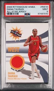 2006 RITTENHOUSE WNBA ALL-STAR JERSEY RW10 DIANA TAURASI PSA 9 - Picture 1 of 2